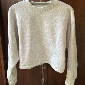 Athleta Light Gray Women's Sweatshirt